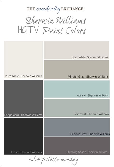 sherwin williams paint colours